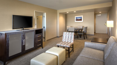 2 room suite living space
